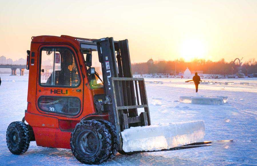 哈爾(ěr)濱冬季采冰 采(cǎi)冰工具